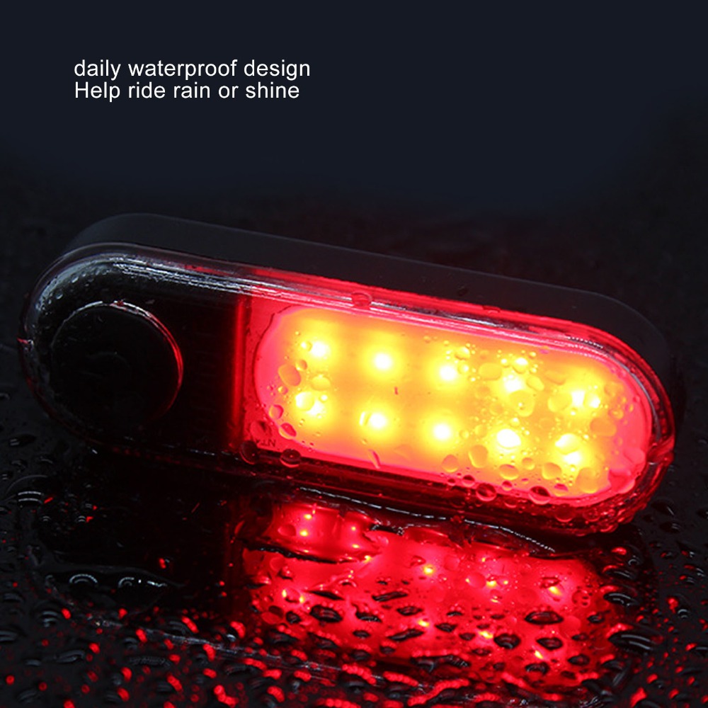 Running Gear On - Langlebige, wasserdichte Clip-On-Taschenlampe, 5-Gang-Lichter, wiederaufladbare Sicherheitslichter,