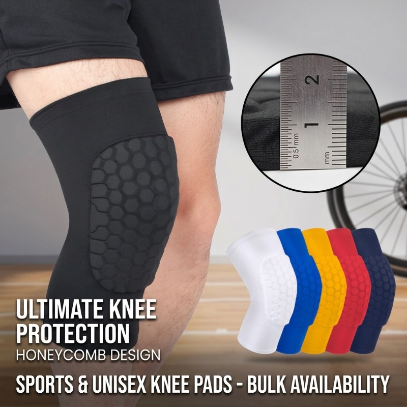 Running Gear Design - Knieschoner für Sport, Unisex-Schutzausrüstung mit Wabendesign