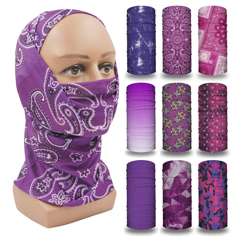 Running Gear Headband - Lila Sturmhaube für Damen, Laufen, Camping,