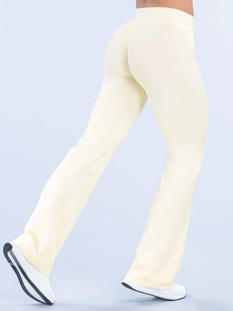 Running Gear Woman - HISTELLO Origin Flares Sport-Fitness-Schlaghosen für Damen,