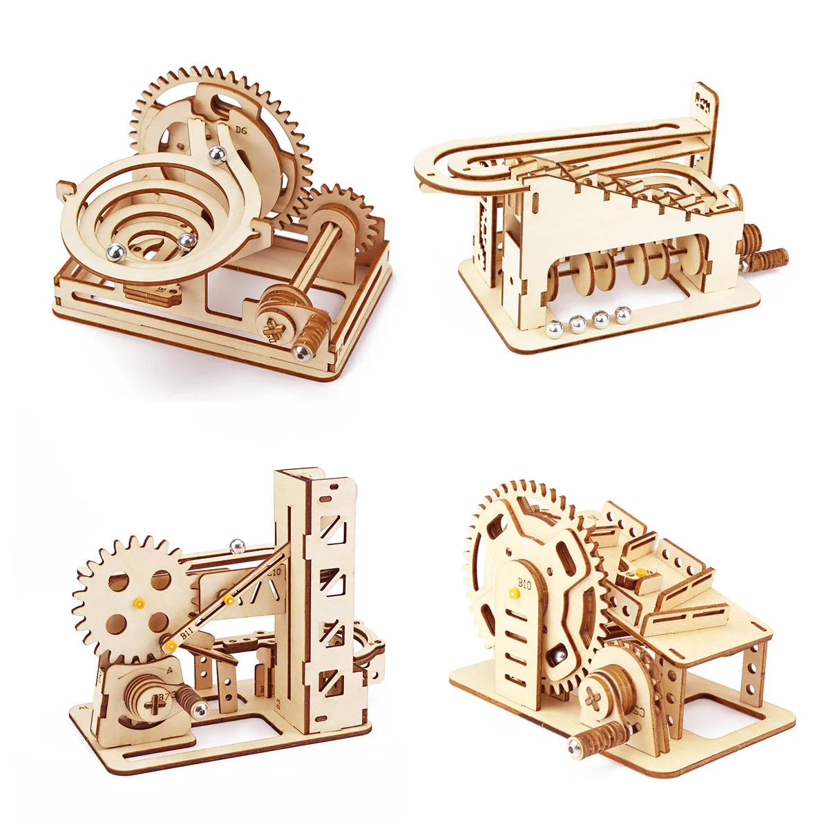Running Gear On - DIY mechanisches Eisenkugel-Labyrinth-Bauset für Kinder –