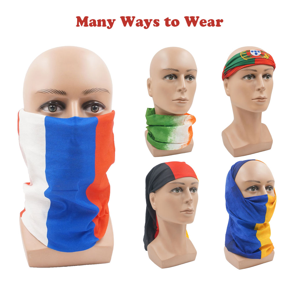 Running Gear For Men - Europäische Länder Gesicht & Hals Gamasche