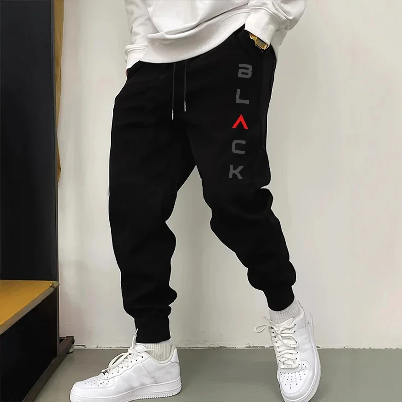 Running Gear For Men - Herren Jogginghose mit Aufdruck Freizeithose Outdoor