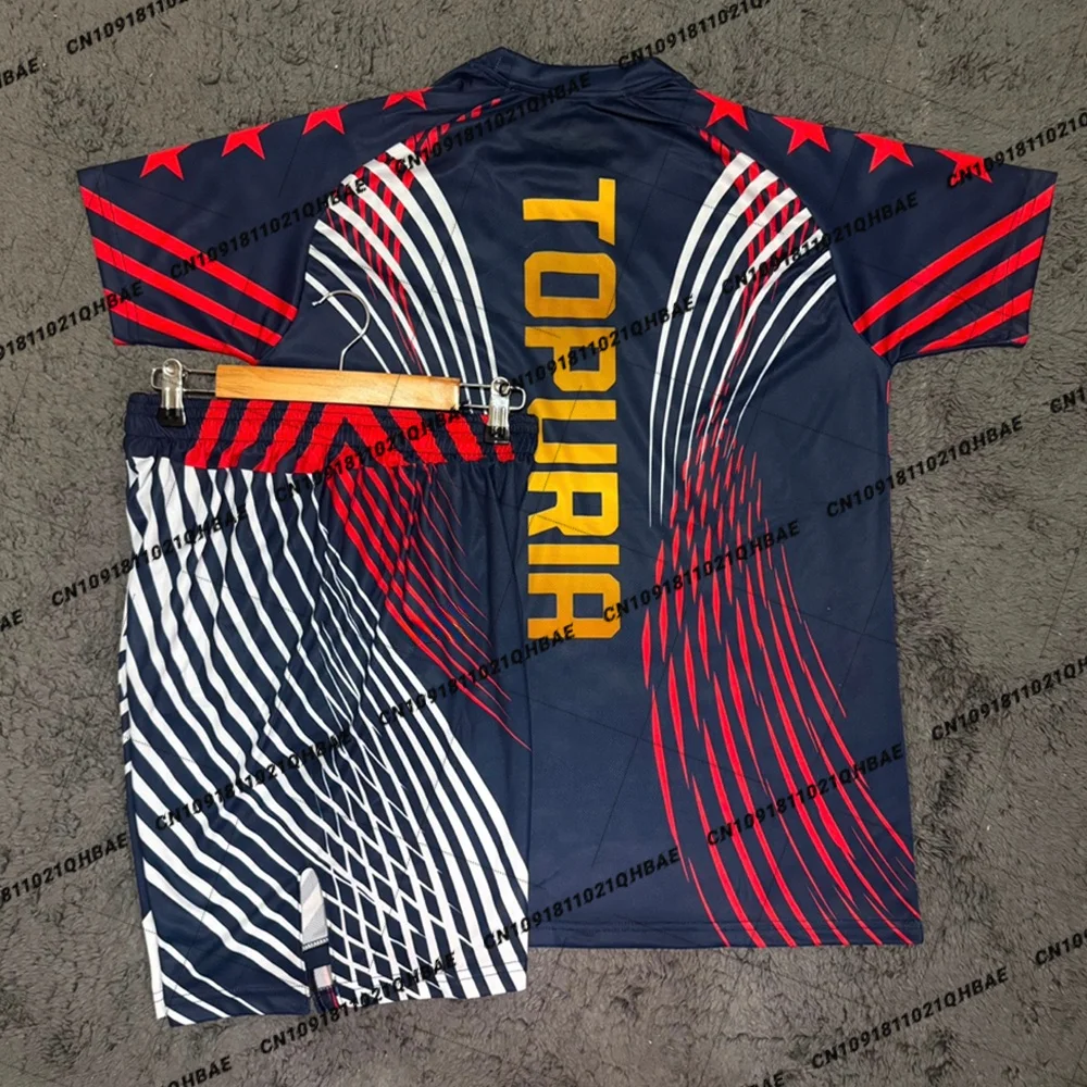 Running Gear For Men - Sommer-Top-Boxer-MMA-Oktagon-Käfig-Ilia-Topuria-T-Shirt-Shorts-Set für Herren – Sport-Trainings- und