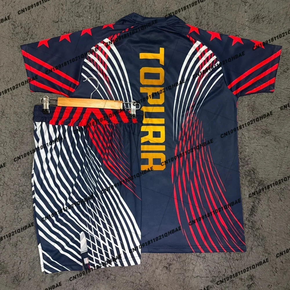 Running Gear For Men - Sommer-Top-Boxer-MMA-Oktagon-Käfig Ilia Topuria T-Shirt-Shorts-Set Herren Sport-Trainings-Laufset