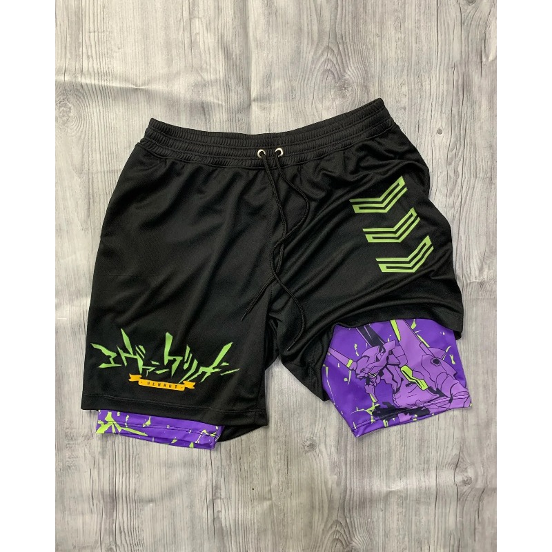 Evangelion EVA 2-in-1-Shorts f – Running Gear For Men Bewertung und Preis
